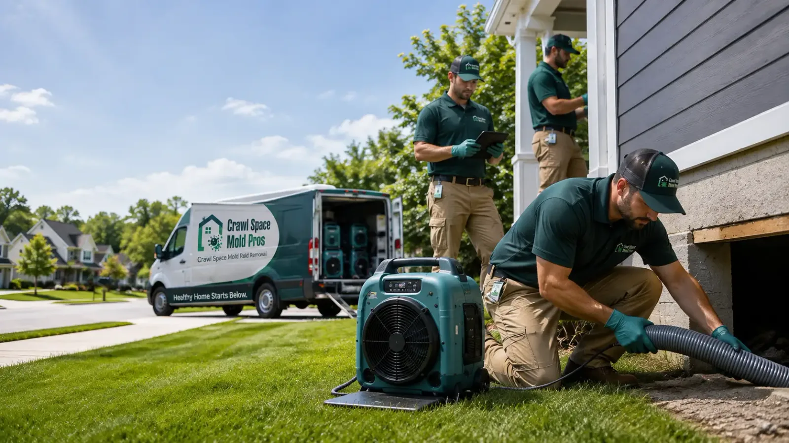 Crawl Space Mold Removal in Sterling, MA